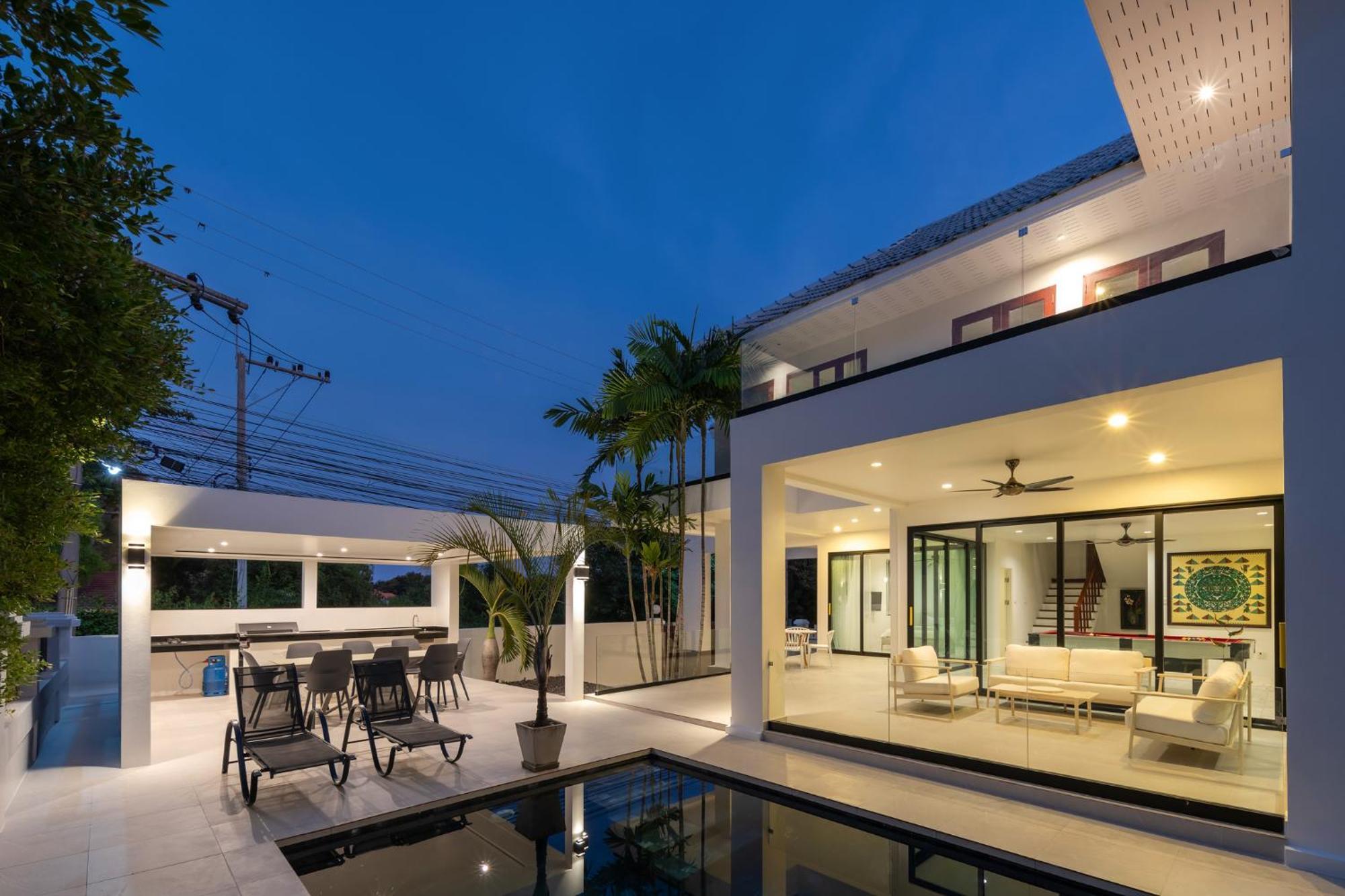 Stunning Villa With Pool And Tropical Garden Хуа Хин Экстерьер фото