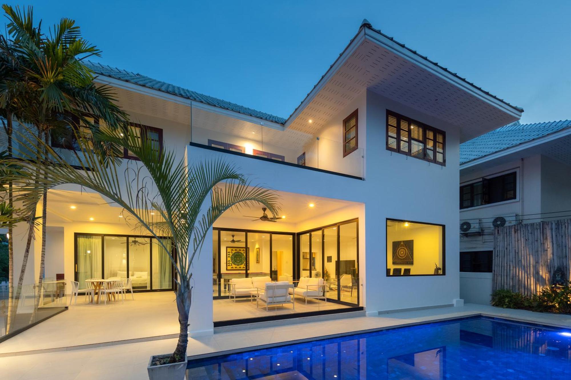 Stunning Villa With Pool And Tropical Garden Хуа Хин Экстерьер фото